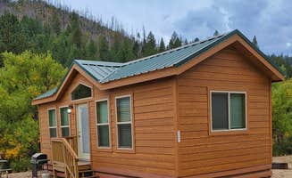 Derek & Alex W.'s photo of glamping accommodations at Thousand Trails Yosemite Lakes near Yosemite Valley, CA