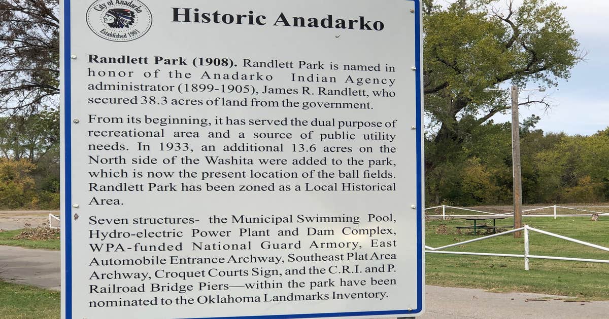 Randlett Park Camping Anadarko, OK