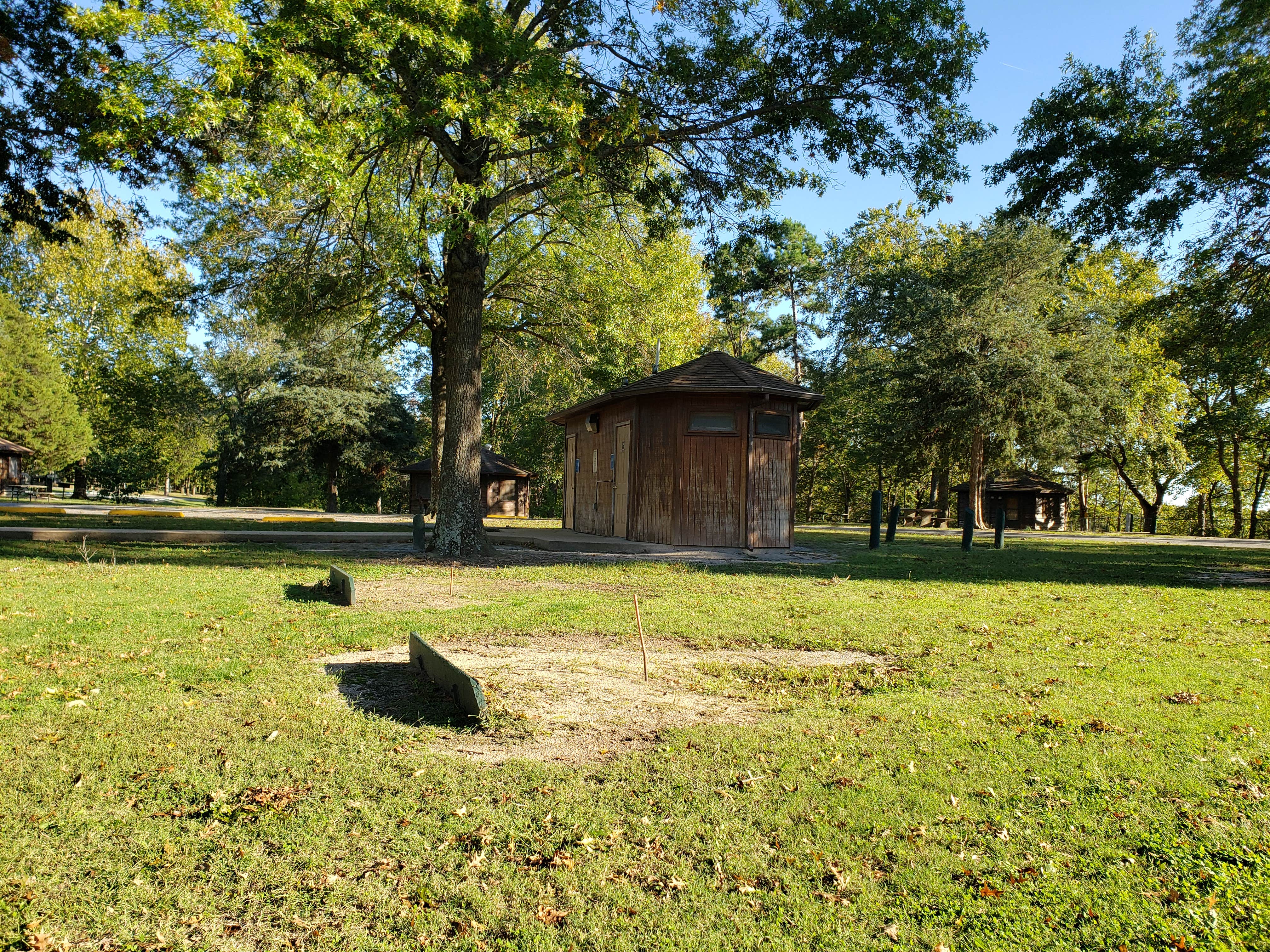Dexter I.'s photo of a cabin at Woody Trail - Twin Bridges — Grand Lake State Park near Pryor Creek, OK