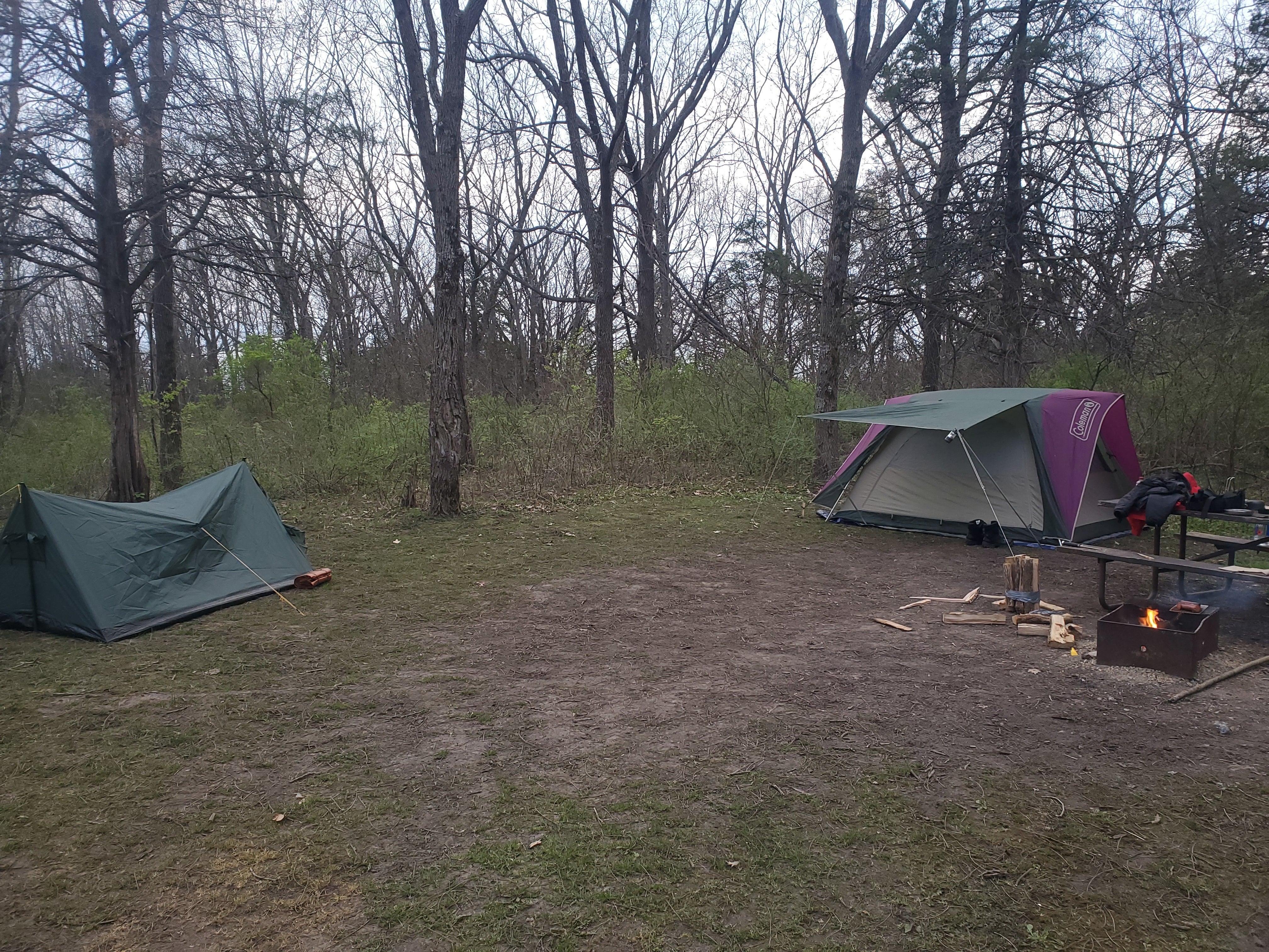Camper submitted image from Governor Dodge State Park Backpack Campsites — Governor Dodge State Park - 3