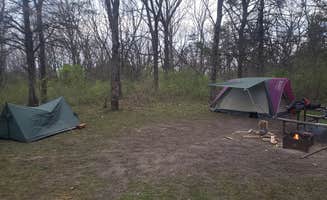 Nick C.'s photo of tent camping at Governor Dodge State Park Backpack Campsites — Governor Dodge State Park near Windsor, WI