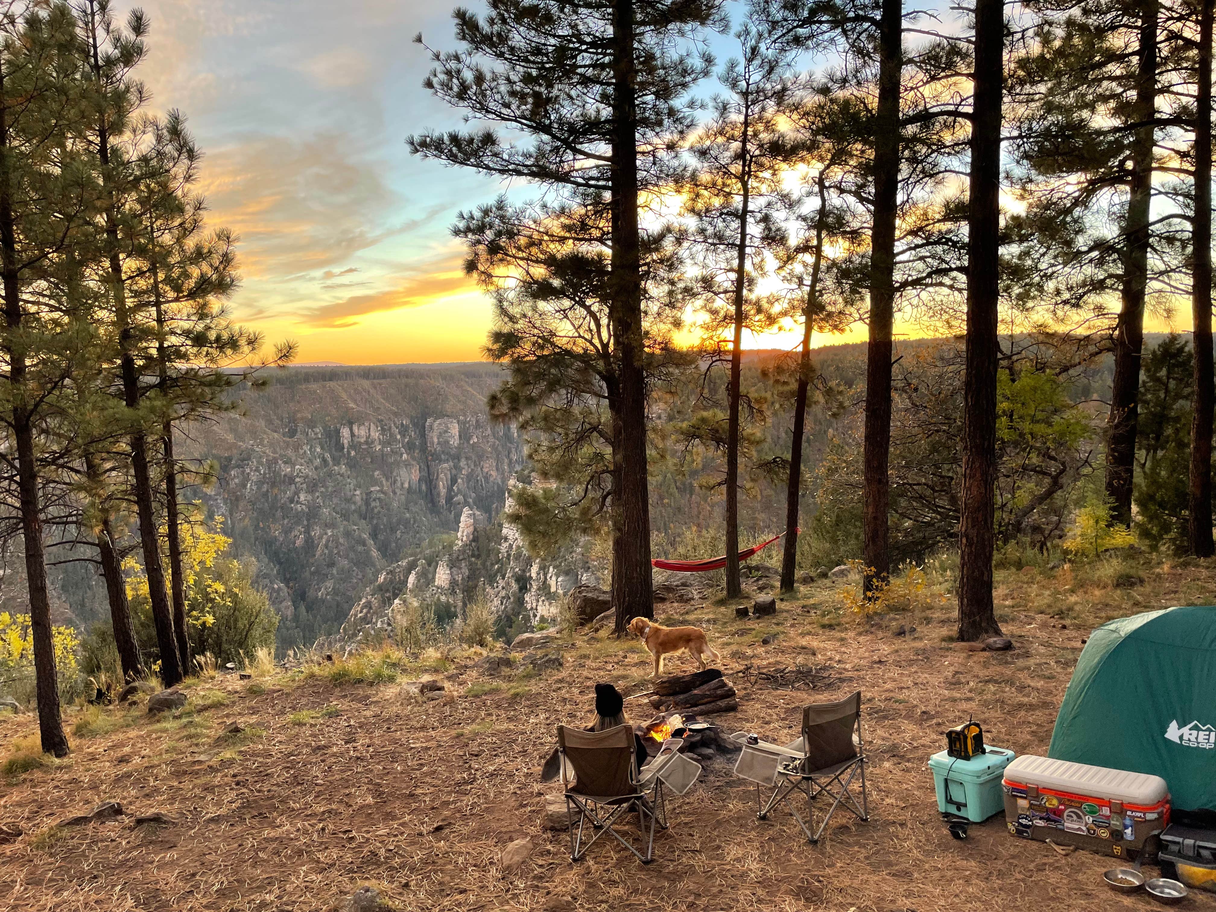 Michael B.'s photo of tent camping at Edge of the World (East Pocket) near Camp Verde, AZ