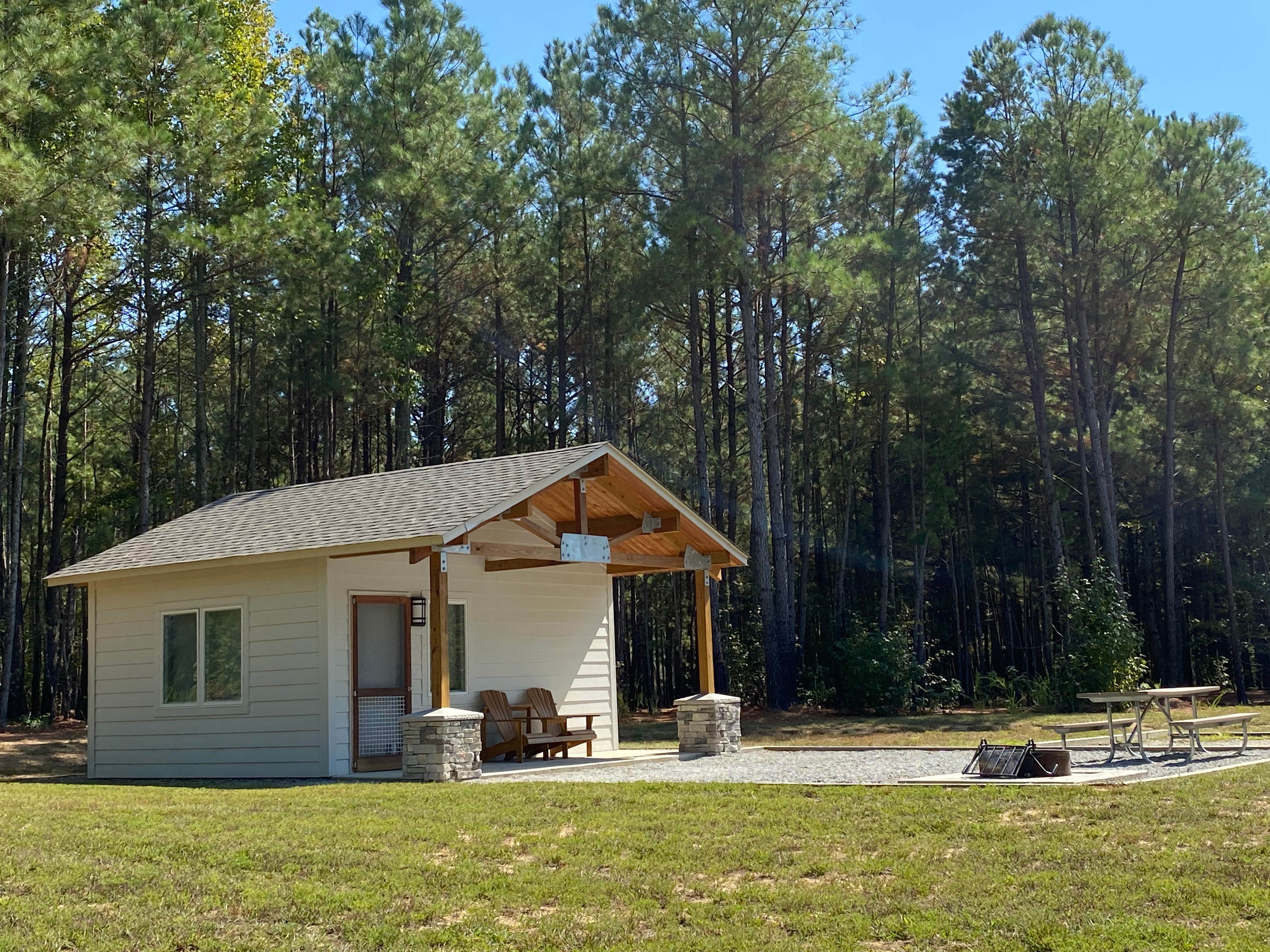 Stuart K.'s photo of a cabin at Moccasin Branch Campground — Raven Rock State Park near Southern Pines, NC