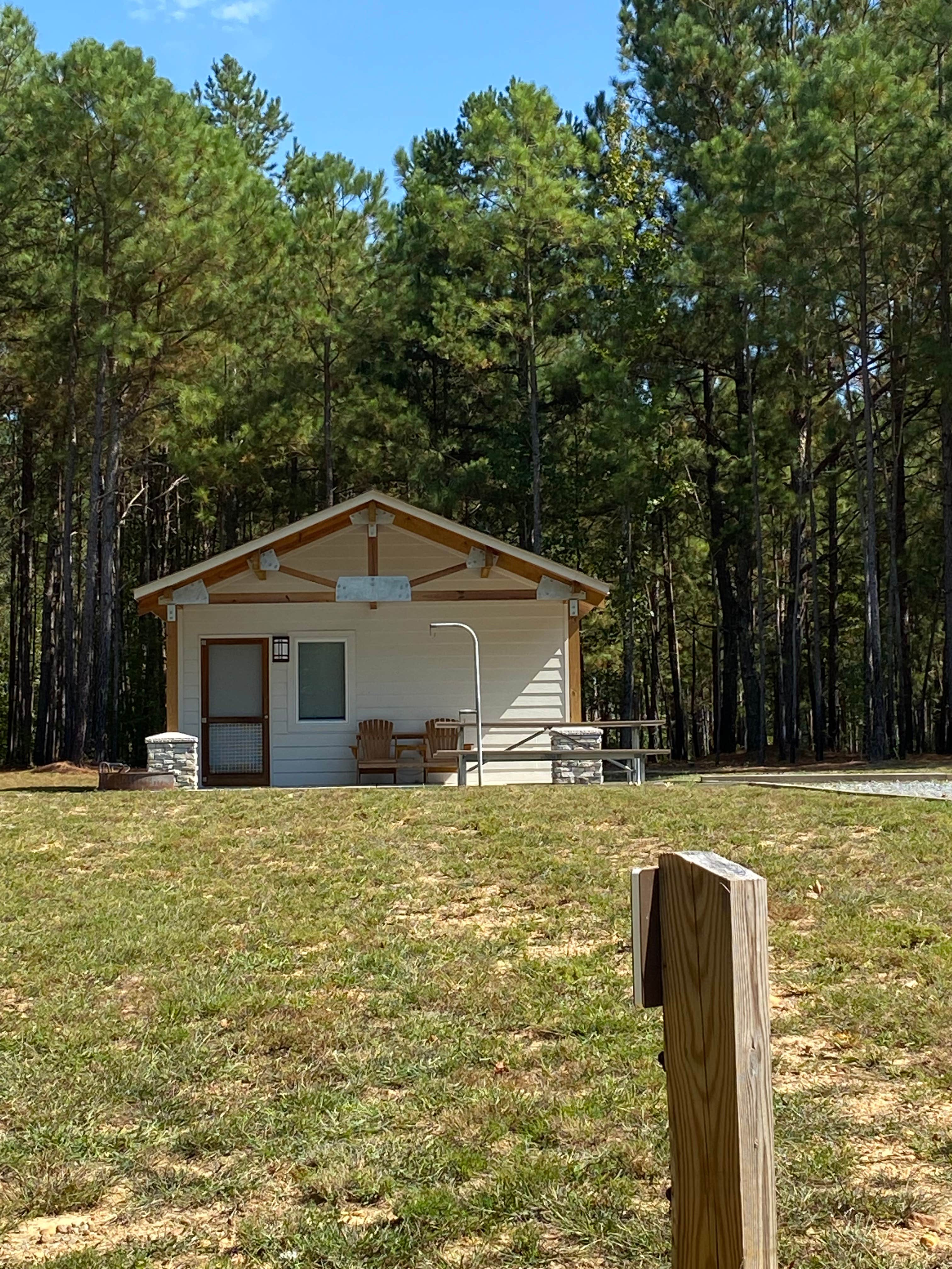 Stuart K.'s photo of a cabin at Moccasin Branch Campground — Raven Rock State Park near Bynum, NC