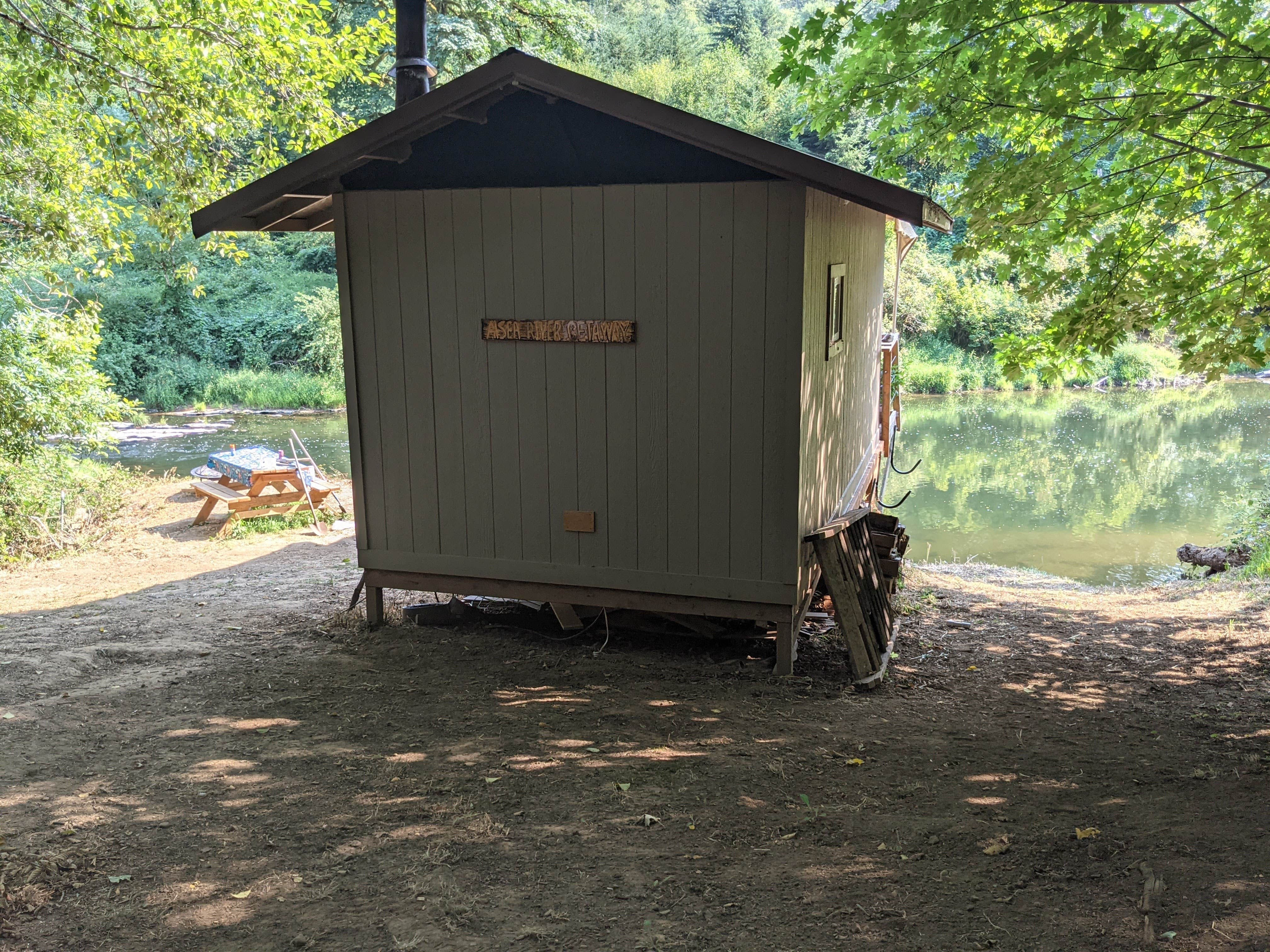 Camper-submitted photo at Alsea River Getaway near Newport, OR