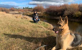 Leeann L.'s photo of camping with pets at Thousand Trails Bend-Sunriver near Fort Rock, OR
