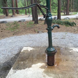 Old fashioned water pump