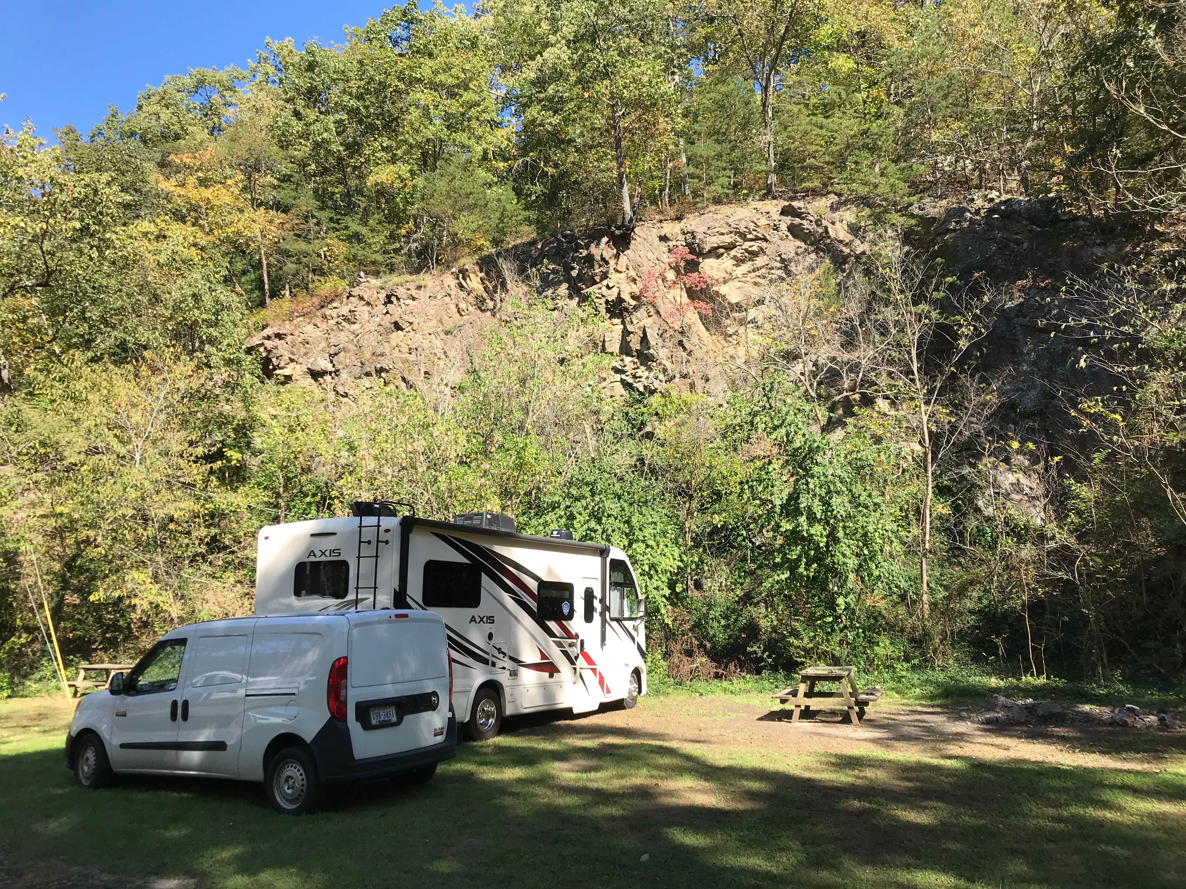 Dan & Karen  M.'s photo of rv camping at Gooney Creek Campground near Rippon, WV
