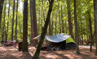 Stuart K.'s photo of tent camping at San-Lee Park near Raeford, NC