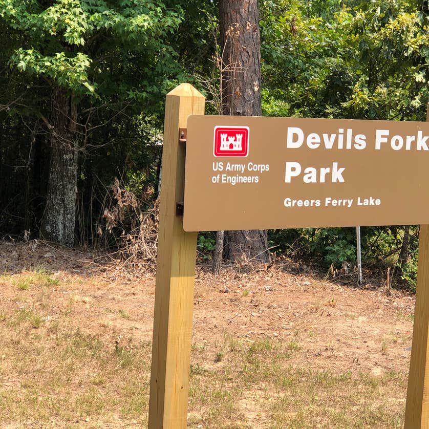 COE Greers Ferry Lake Devil's Fork Campground Greers Ferry, AR