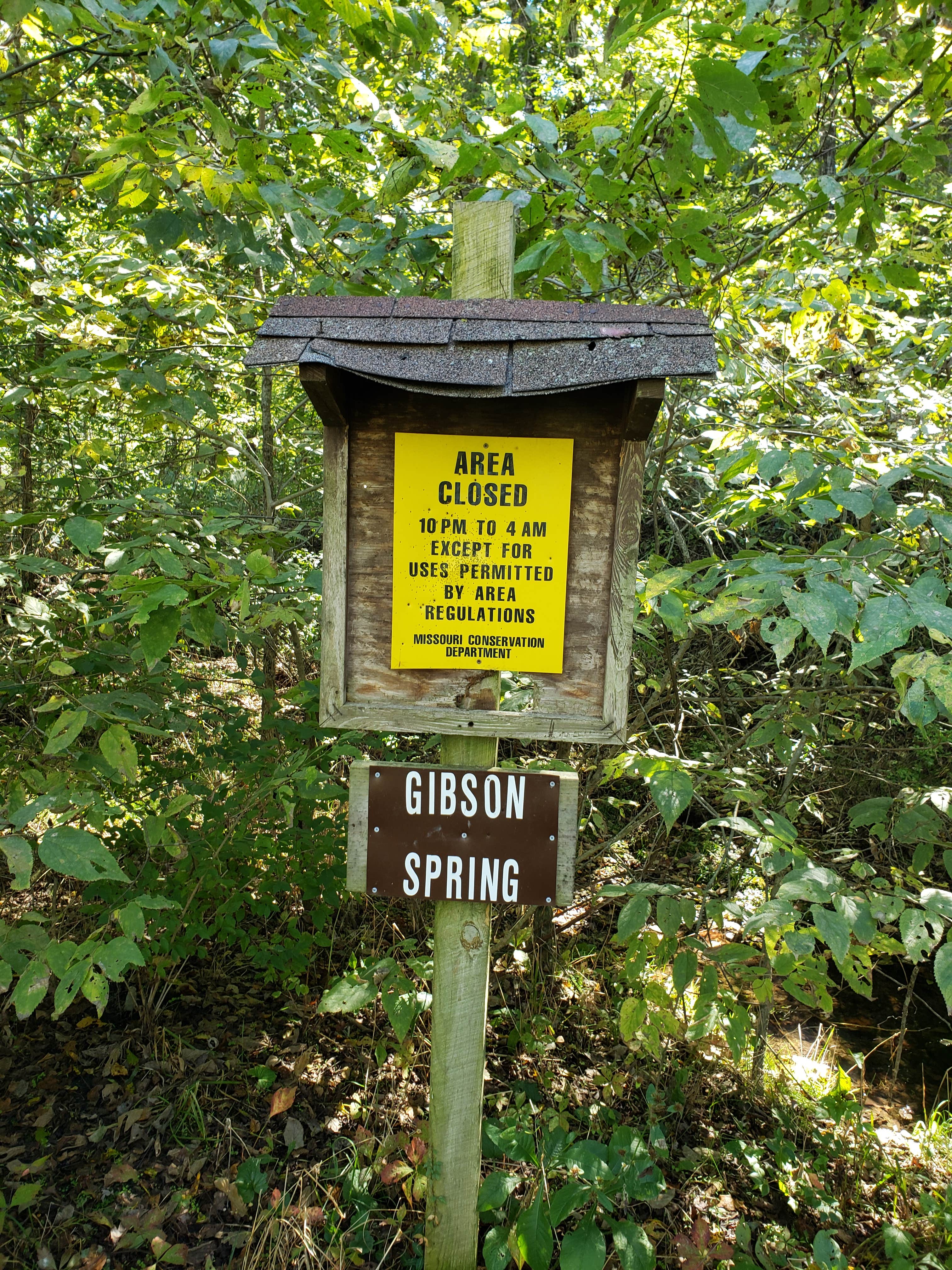 Camper-submitted photo at Gibson Spring Back Country Site - Fort Crowder Conservation Area near Neosho, MO