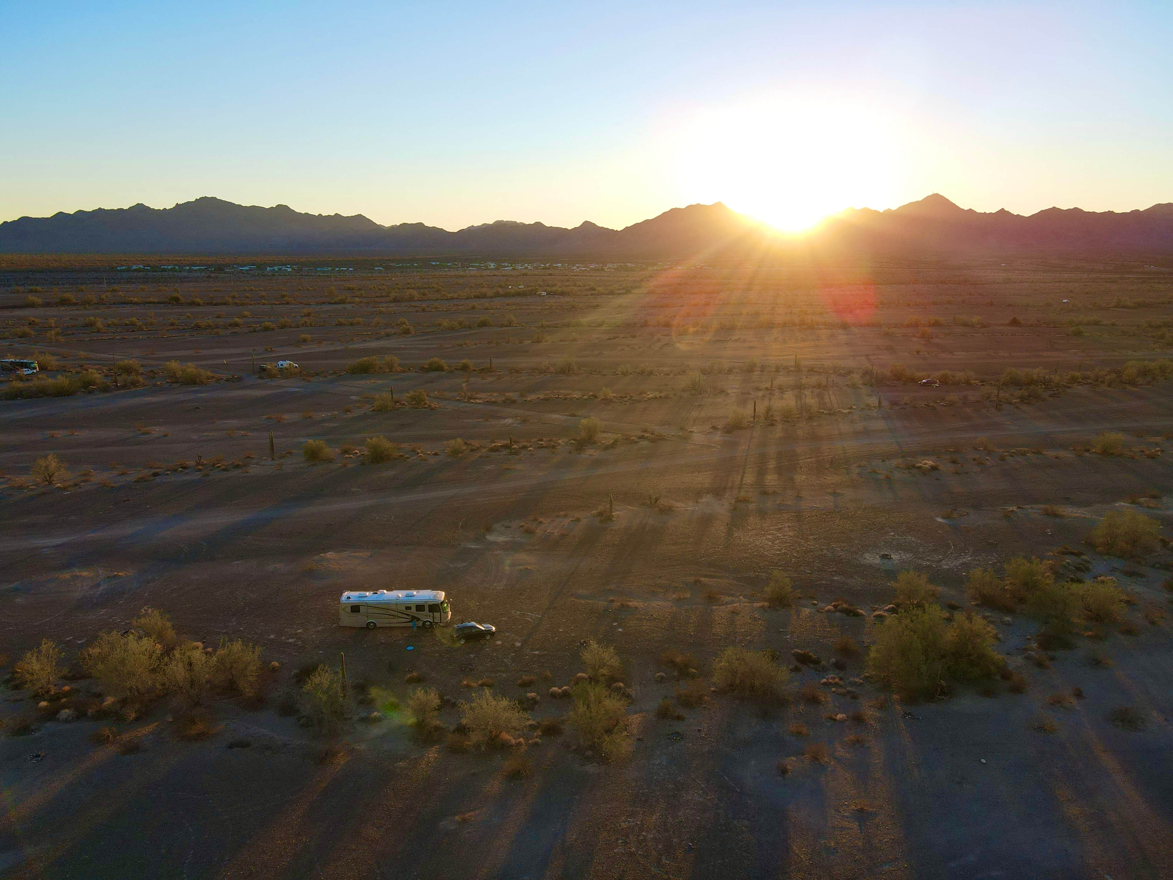 Luckybreak R.'s photo of a dispersed camping area at Road Runner BLM Dispersed Camping Area near Quartzsite, AZ