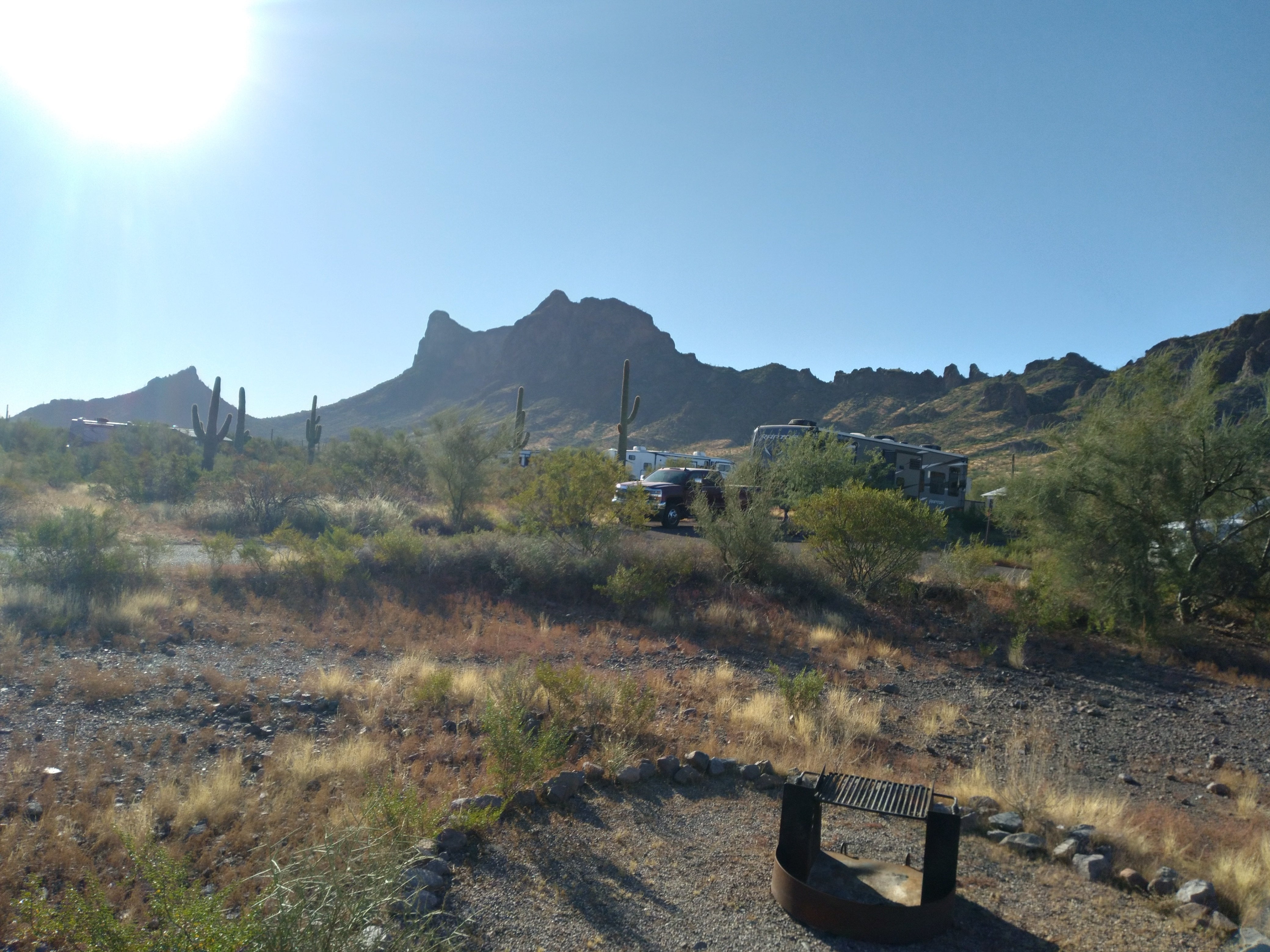 Camper submitted image from Picacho Peak State Park Campground - 1