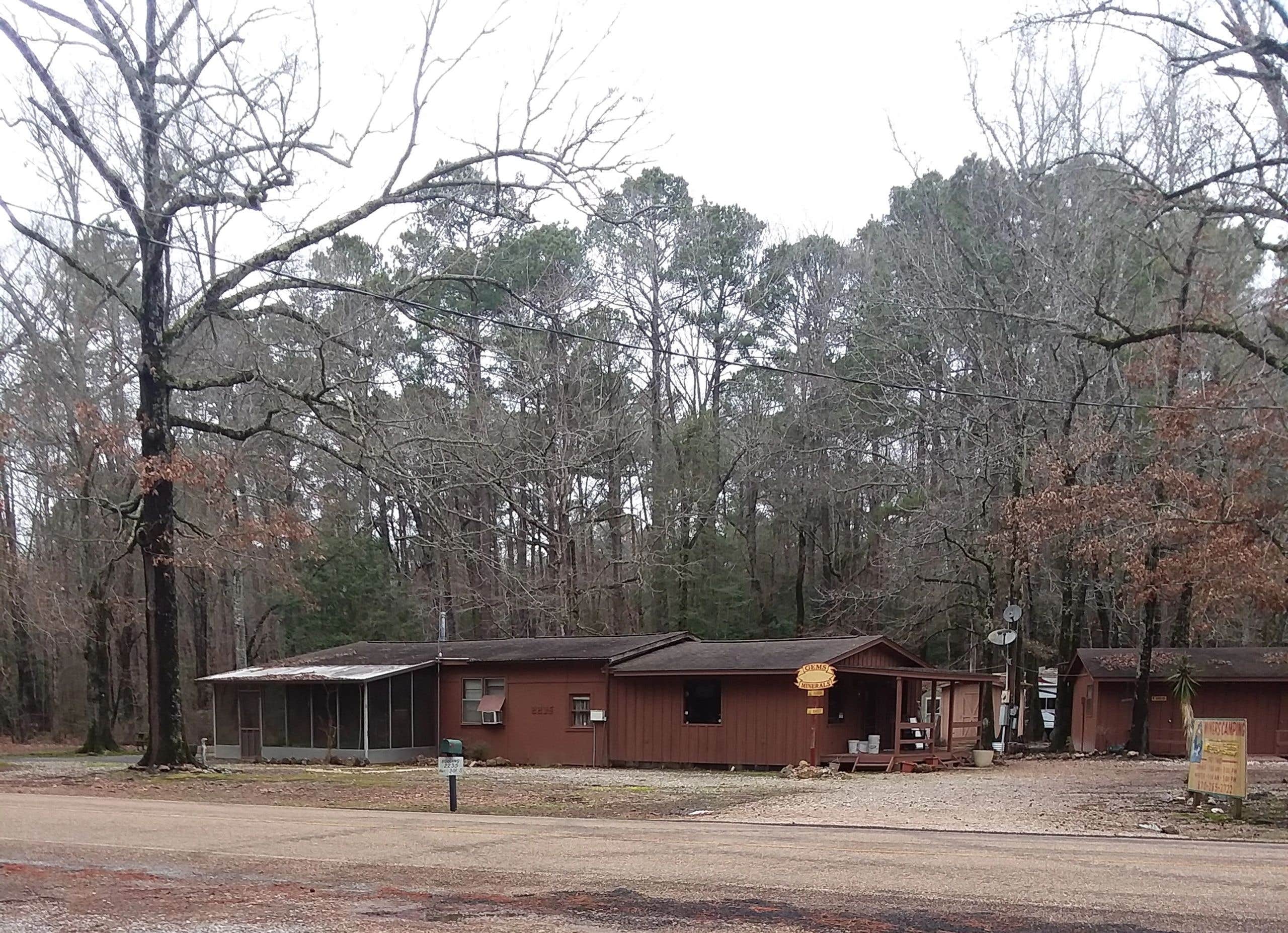 Vanessa M.'s photo of a cabin at Miners Camping & Rock Shop near Murfreesboro, AR