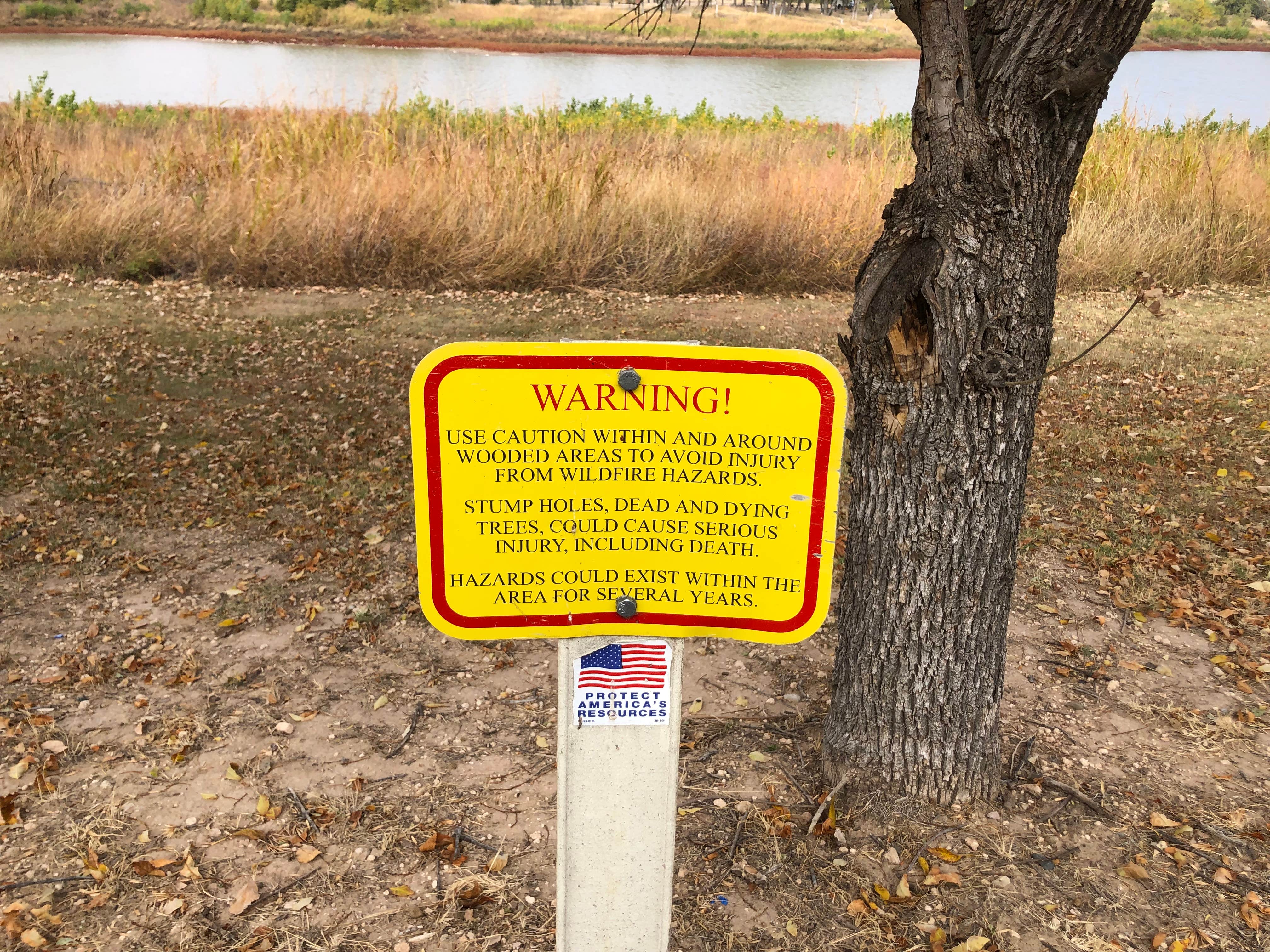 Camper-submitted photo at East Bluff #1 Campground near McClellan Creek National Grassland