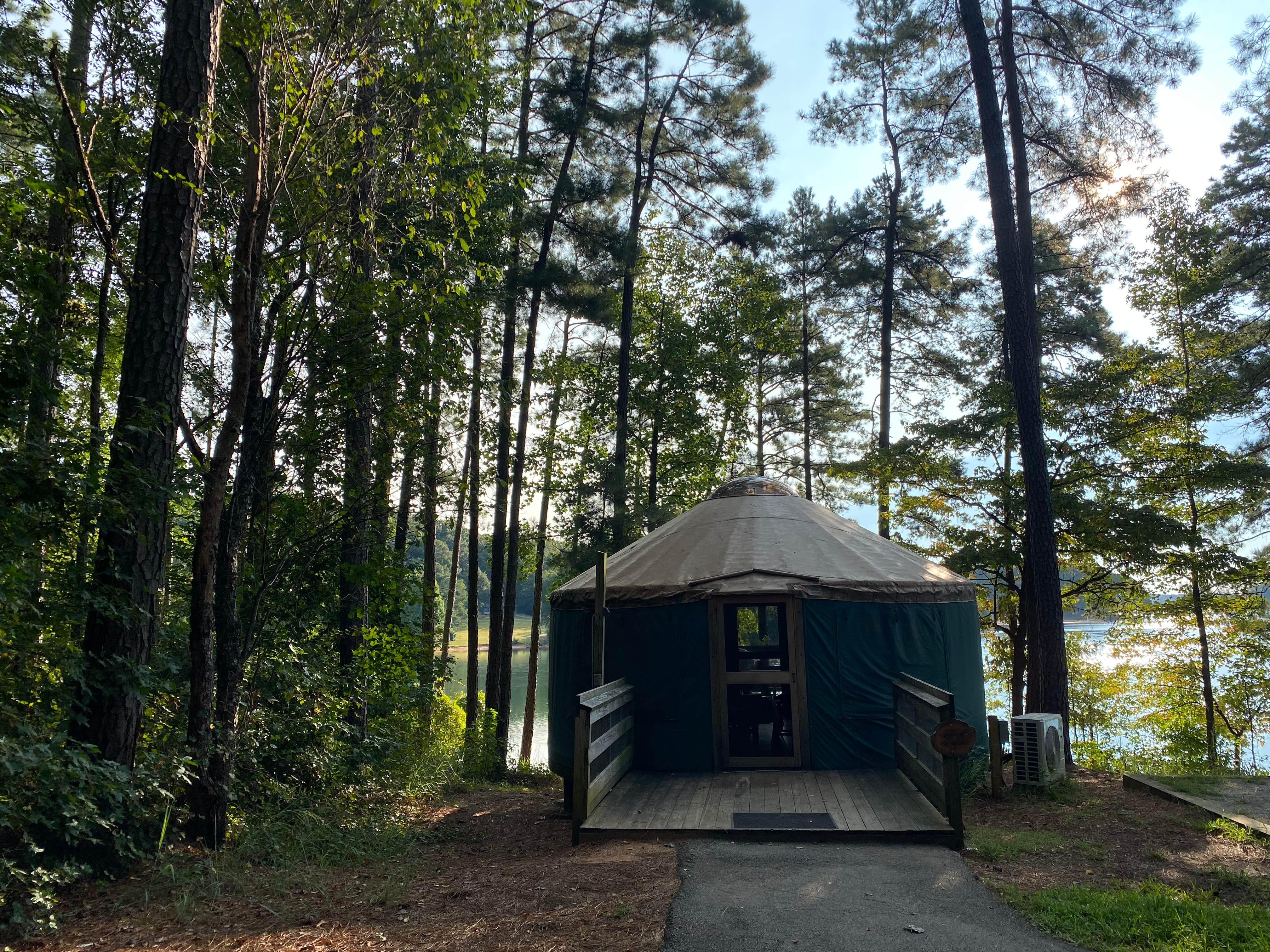 Rishi  B.'s photo of a cabin at Tugaloo State Park Campground near Commerce, GA