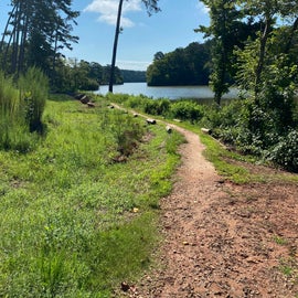 trail along the lake