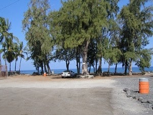 Camper submitted image from Hawaii County Park Miloli'i Beach Campground - 2