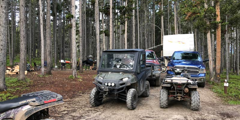 Camper submitted image from Bighorn National Forest Tie Flume Campground