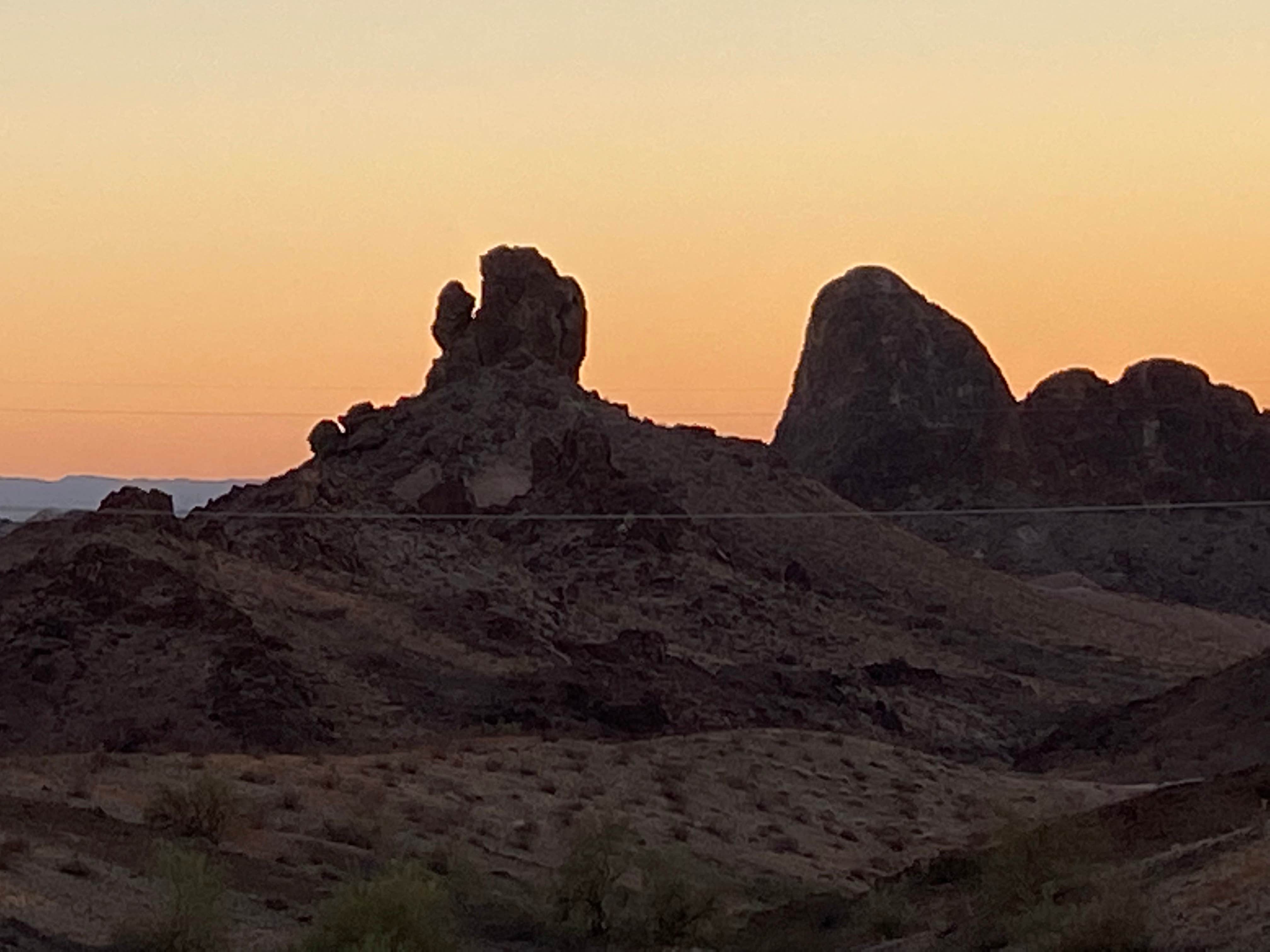 Madeline S.'s photo of a dispersed camping area at Lone Tree Dispersed Camping BLM near Mohave Valley, AZ