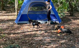 Nate D.'s photo of tent camping at Black Creek Ravine near Atlantic Beach, FL