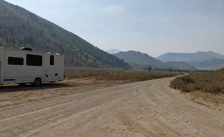 Laura M.'s photo of rv camping at Lake Creek Rd Dispersed near Craters of the Moon National Monument