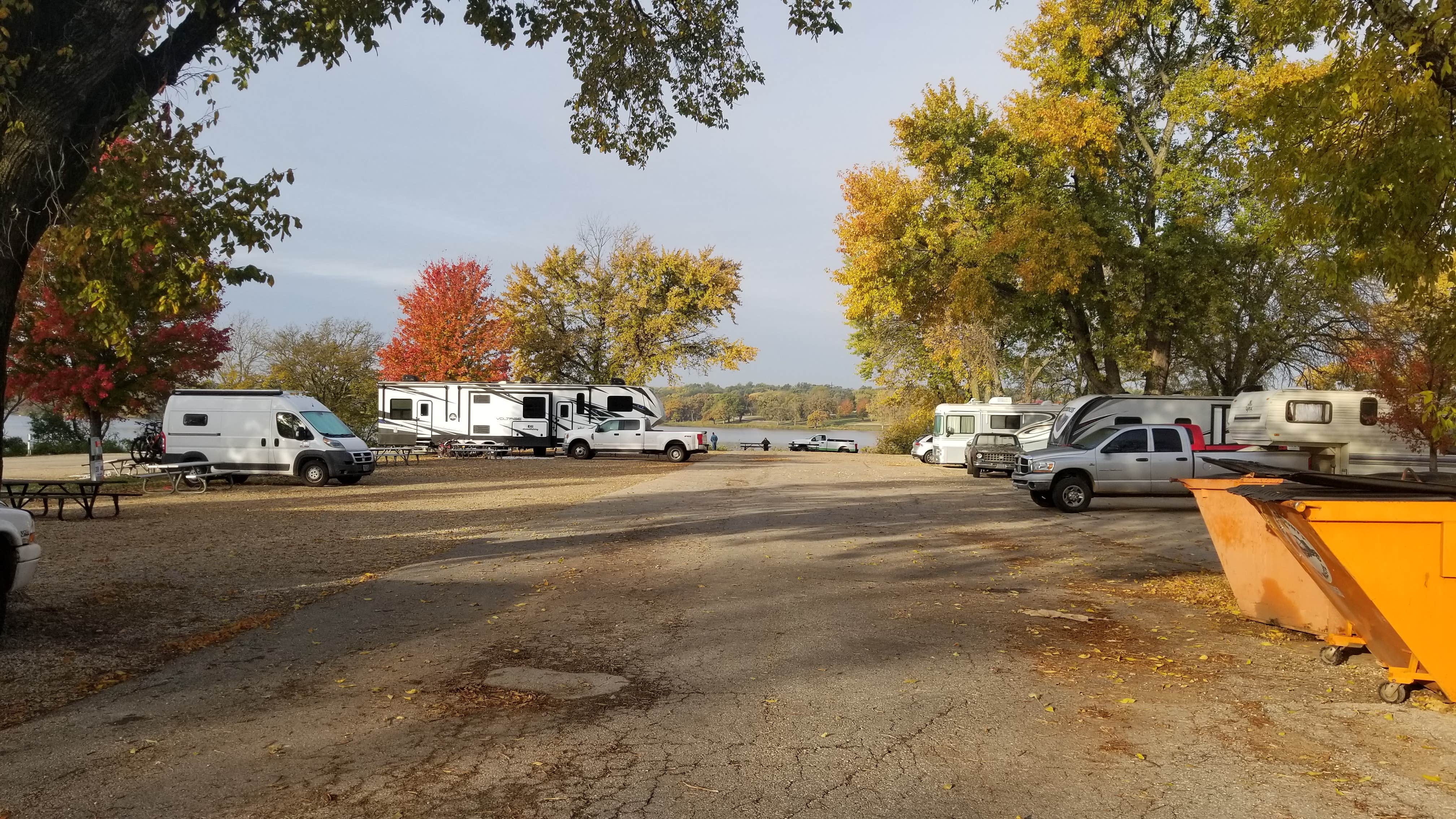 Mimi's photo of rv camping at Lake Shawnee County Campground near Perry Lake