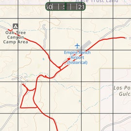 Gaia track from mountain bike ride
