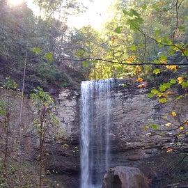 Waterfall bottom of trail