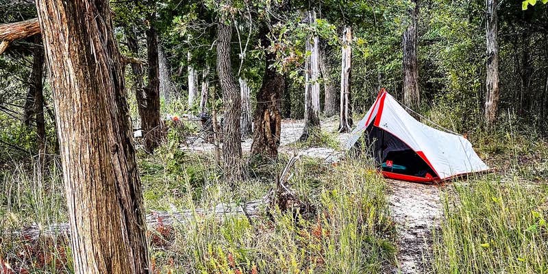 Camper submitted image from Cross Timbers Texoma Hiking Trail Primitive Campsite