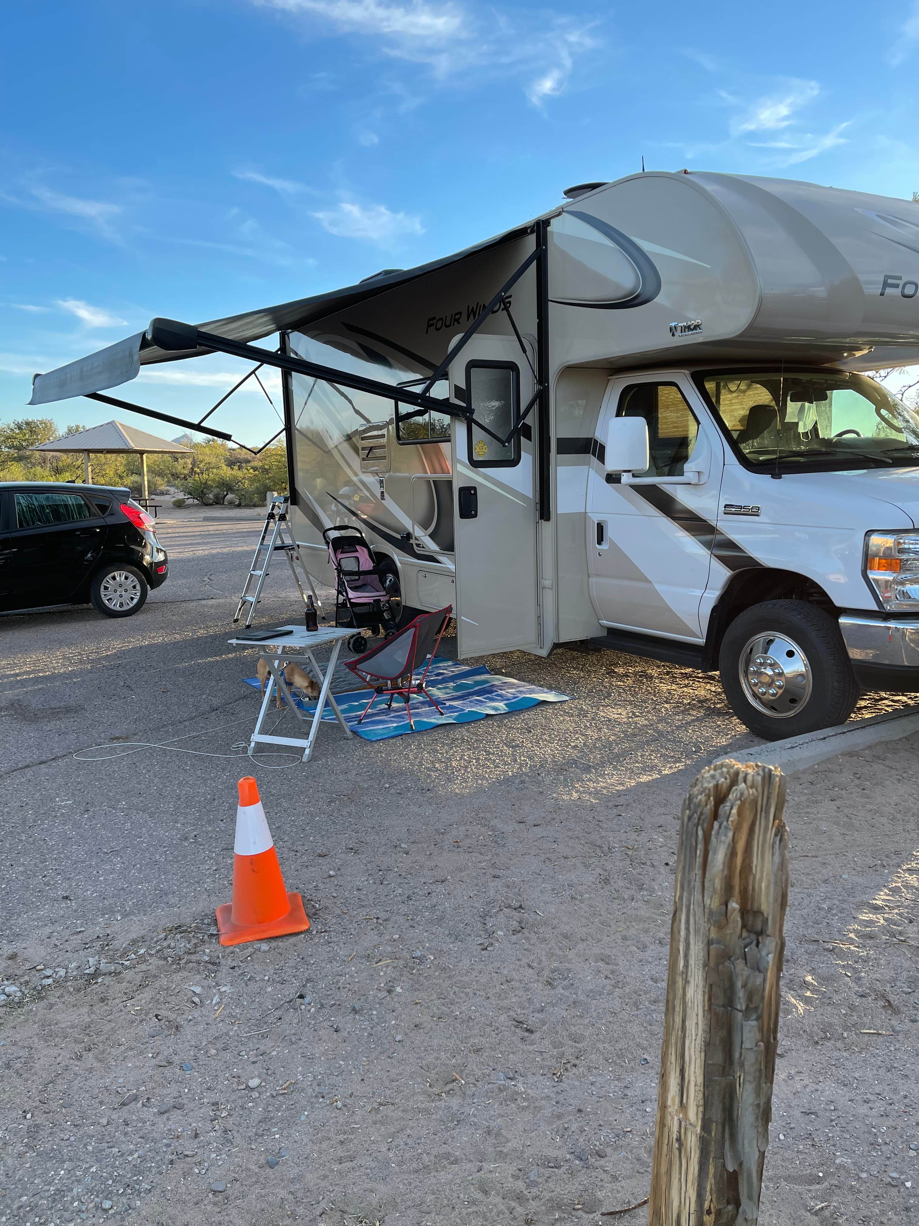 wanda R.'s photo of rv camping at Lower Ridge Road Camping Area — Elephant Butte Lake State Park near Elephant Butte, NM