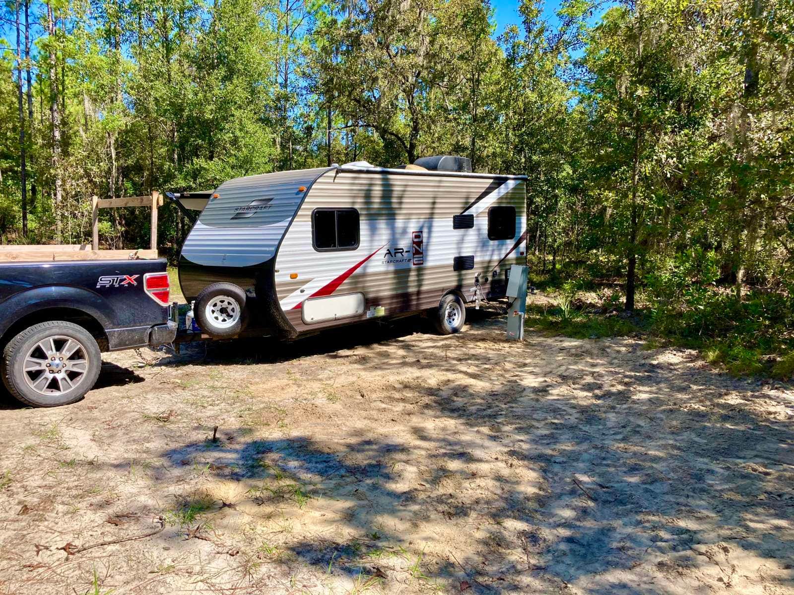 Megan's photo of rv camping at Woodsy Spring Haven near Branford, FL