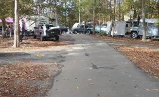 Aubrey O.'s photo of rv camping at Andrew Jackson State Park Campground near Mineral Springs, NC