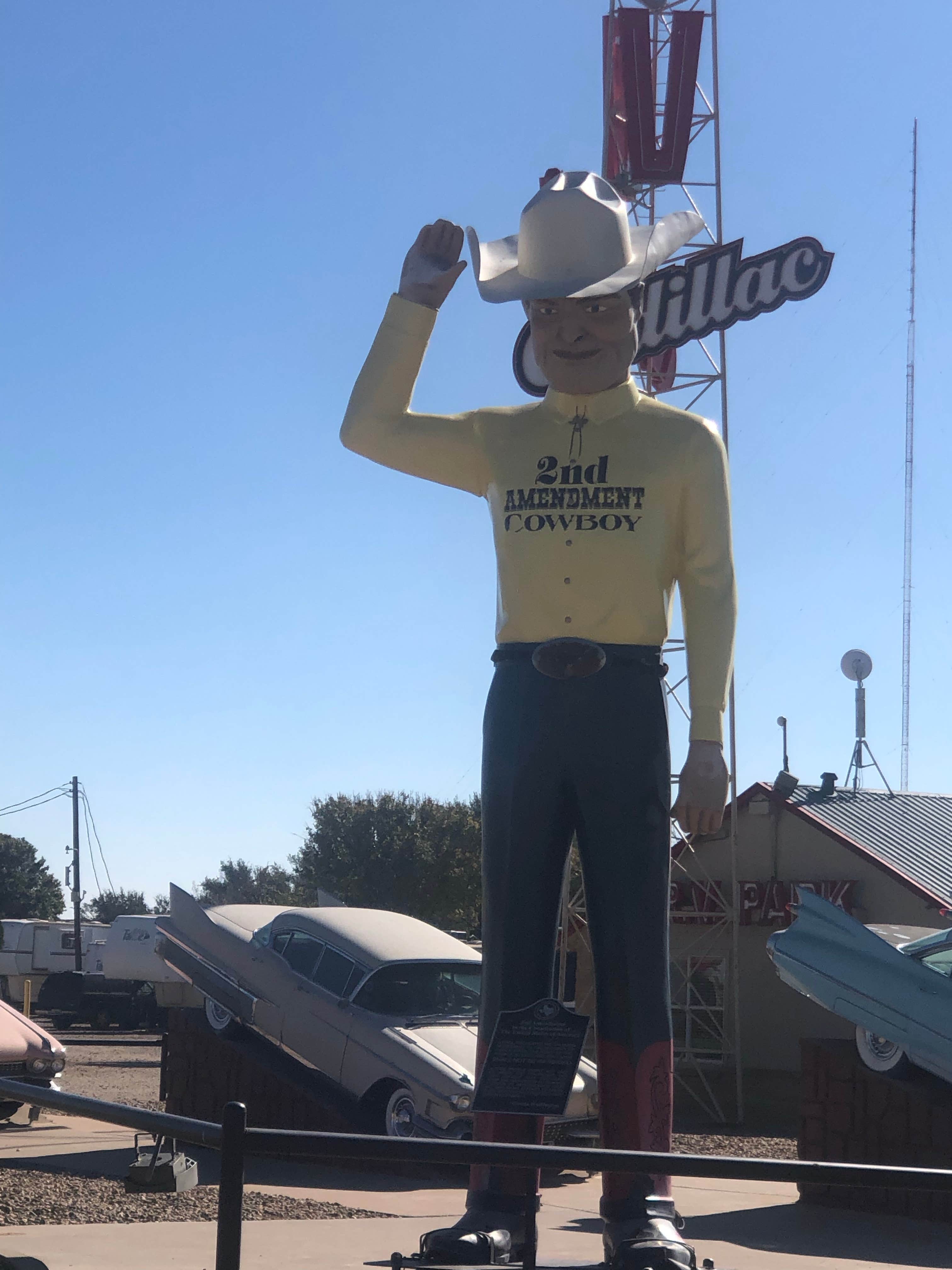 Camper-submitted photo at Cadillac Ranch RV Park and Campground near Canyon, TX