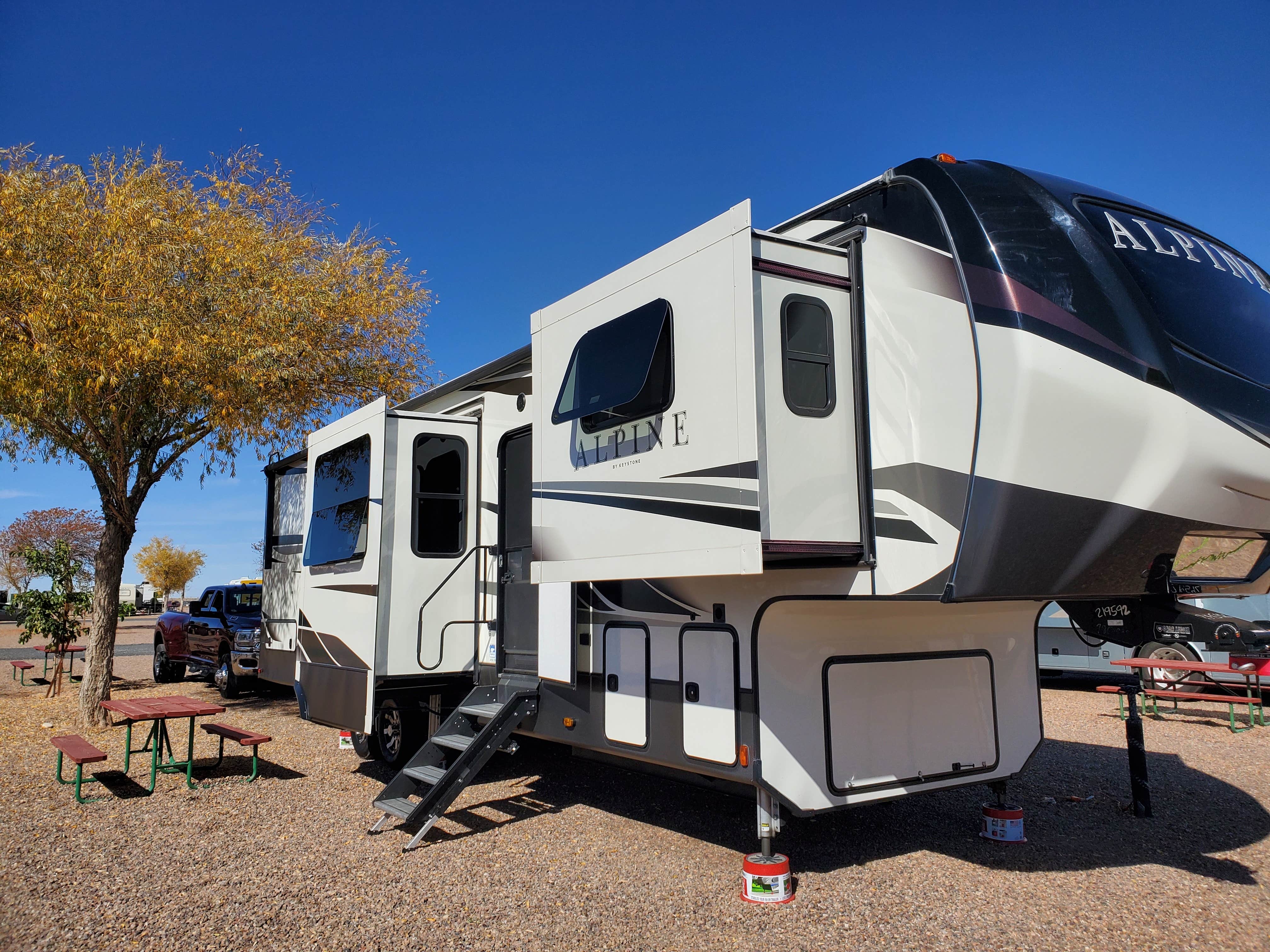 Kimberly's photo of rv camping at OK RV Park near Clay Springs, AZ