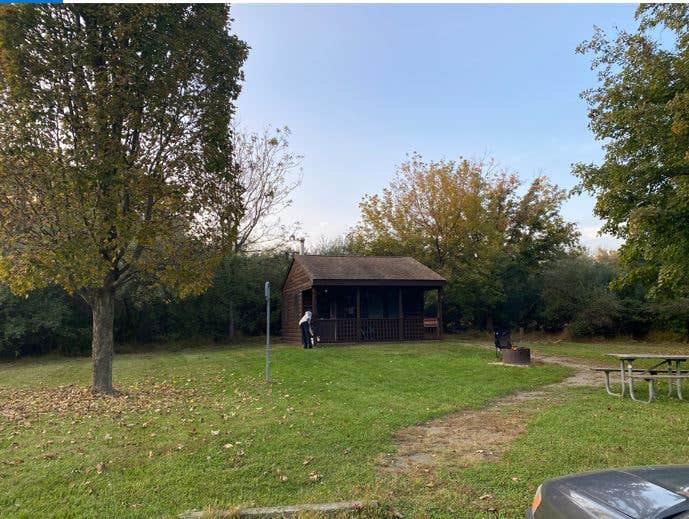 W L.'s photo of a cabin at Spruce Run Recreation Area near Hellertown, PA