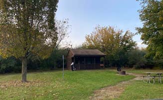 W L.'s photo of glamping accommodations at Spruce Run Recreation Area near Mount Bethel, PA