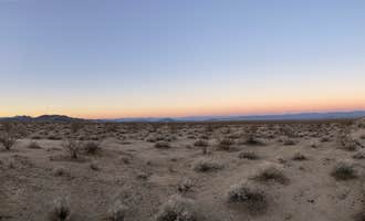 Camping near Silurian Dry Lake Bed: 17 Mile Camp — Mojave National Preserve, Baker, California