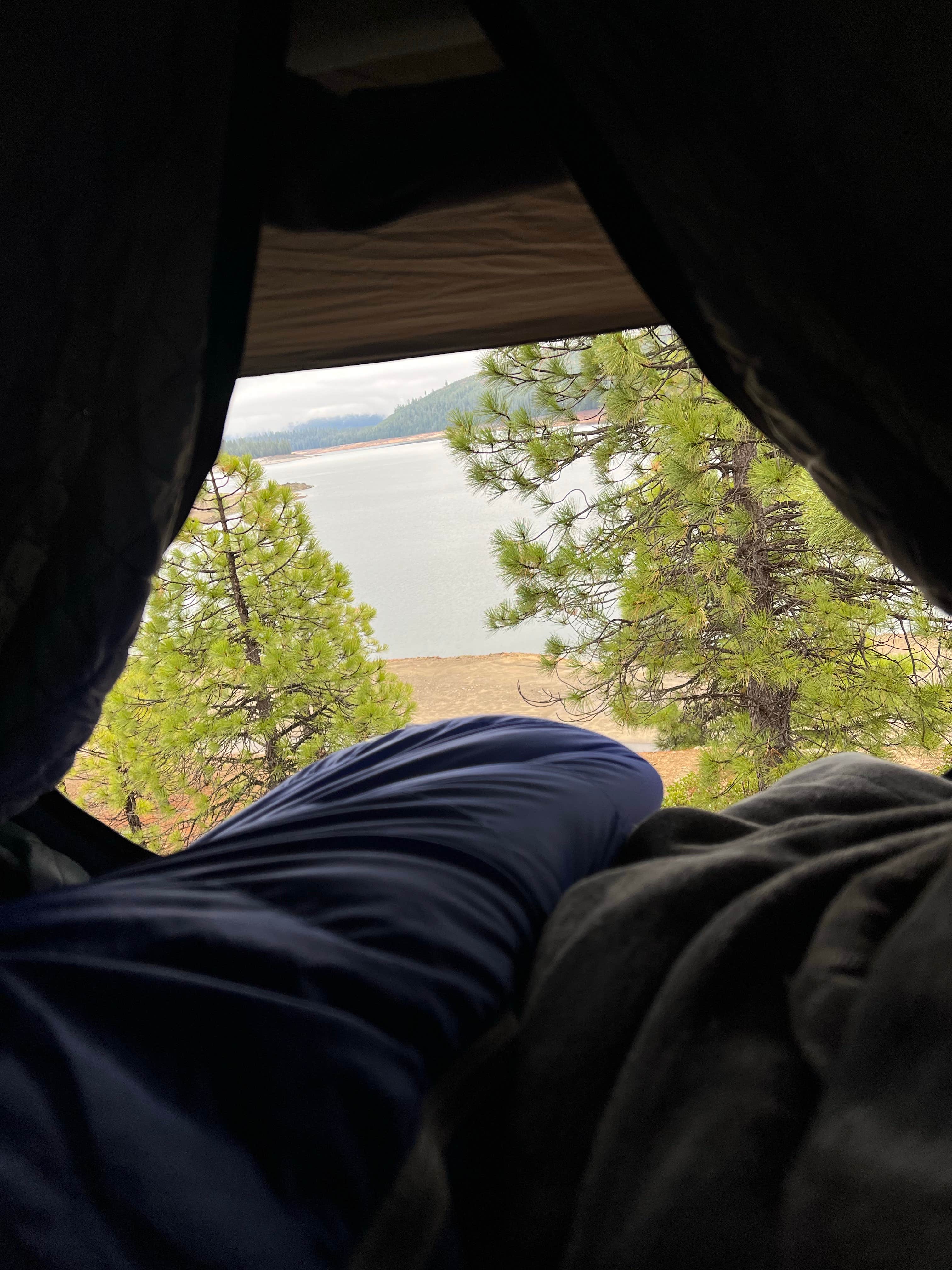 Nick M.'s photo of a dispersed camping area at Union Valley Reservoir Dispersed Camping near Colfax, CA