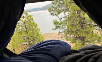 Nick M.'s photo of a dispersed camping area at Union Valley Reservoir Dispersed Camping near Gold Hill, CA