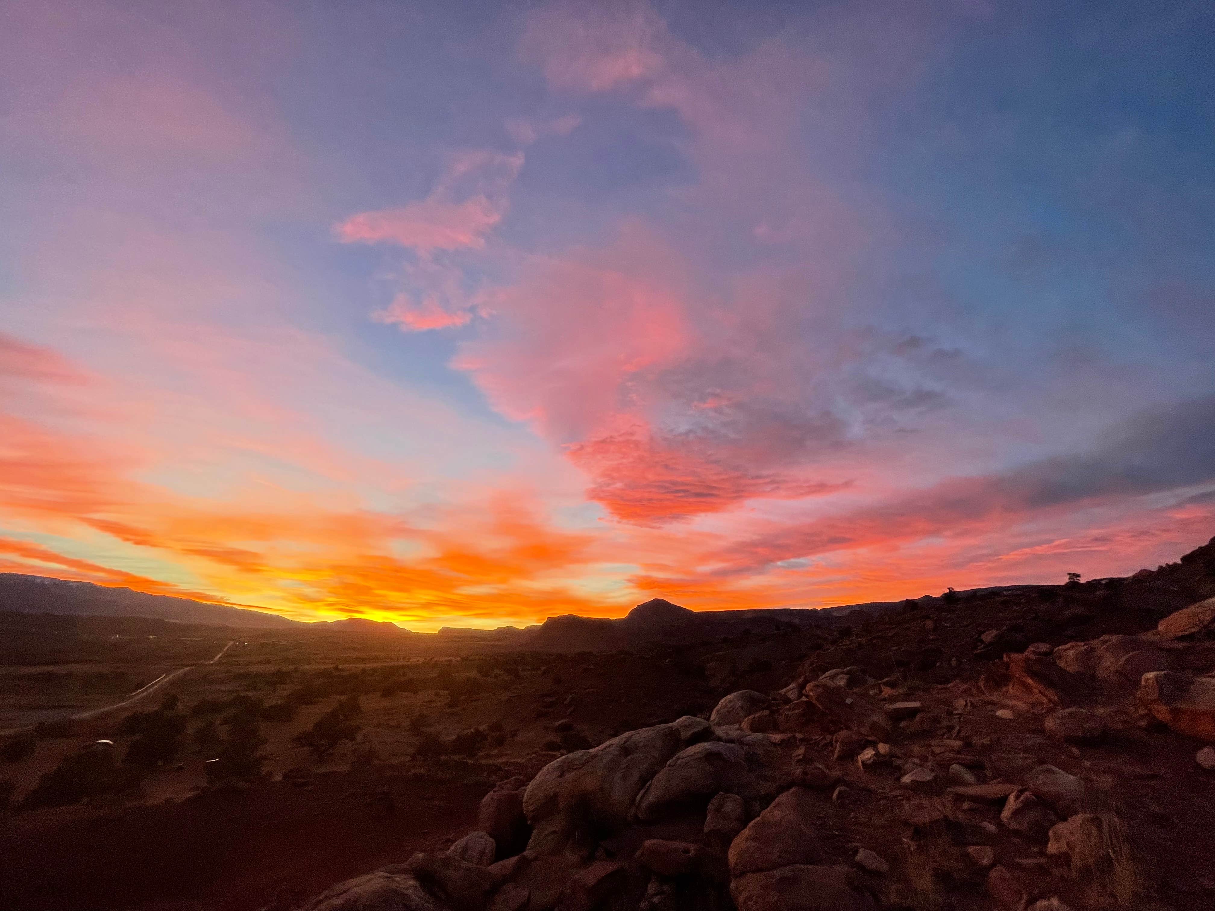 Maya's photo of a dispersed camping area at Route 24 Dispersed Camping - Capitol Reef near Torrey, UT