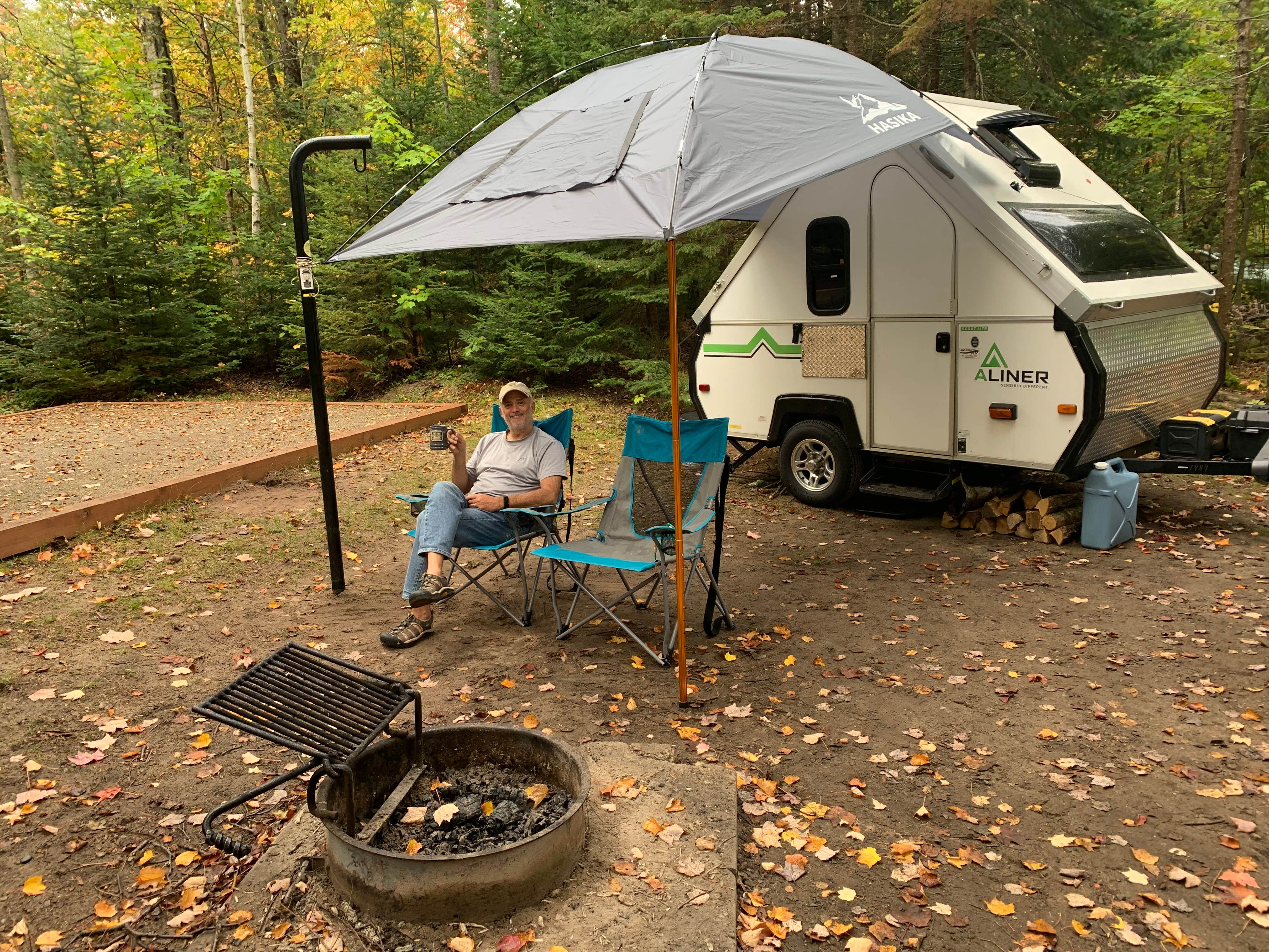 Julia's photo of rv camping at Hurricane River Campground — Pictured Rocks National Lakeshore near Seney, MI