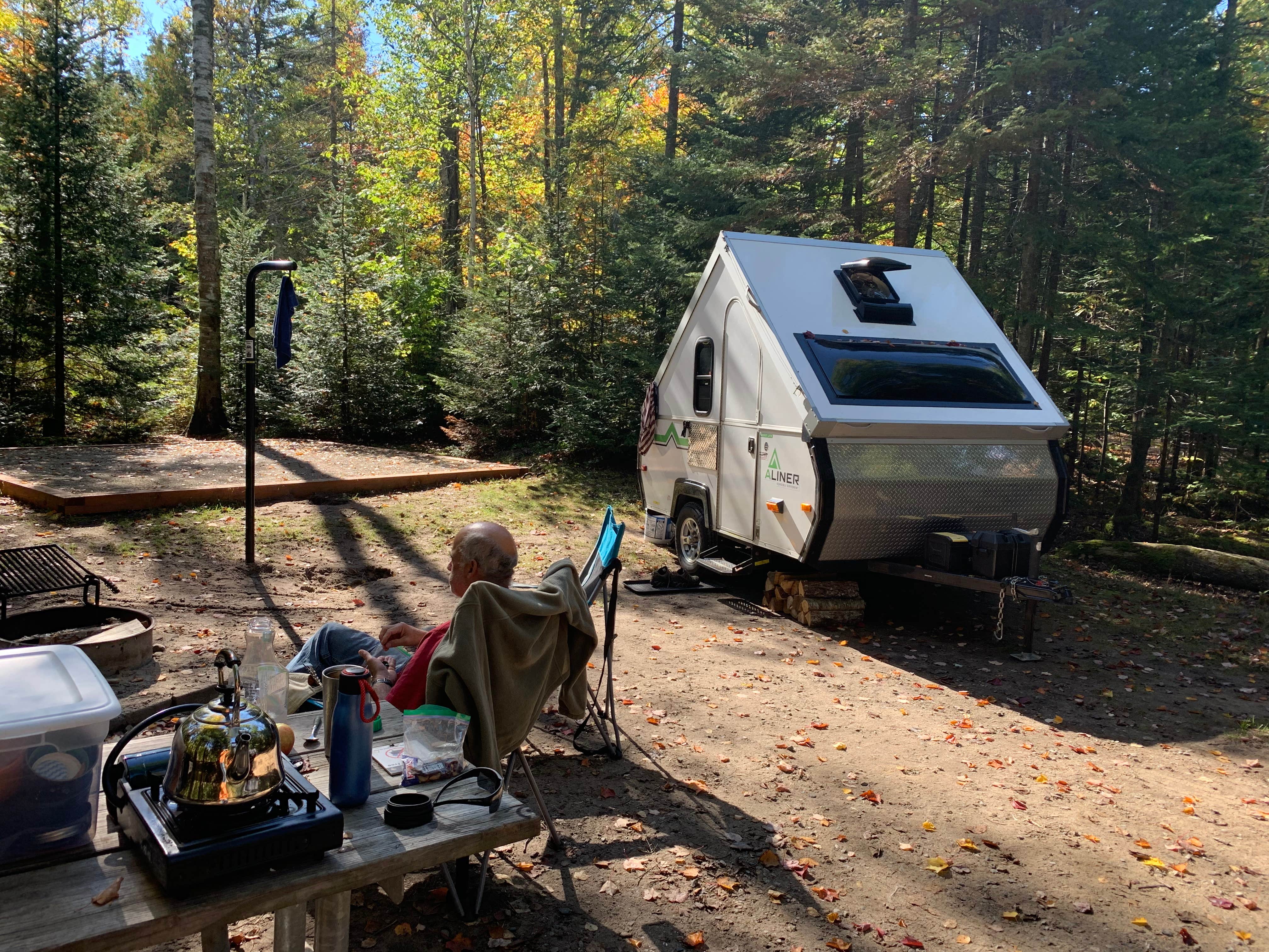 Julia's photo of rv camping at Hurricane River Campground — Pictured Rocks National Lakeshore near Grand Marais, MI