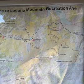 Map of BLM land on the west side of the lake, taken from the Sweetwater trailhead.