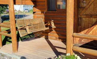Julie D.'s photo of a cabin at Bozeman Hot Springs Campground & RV near Pony, MT