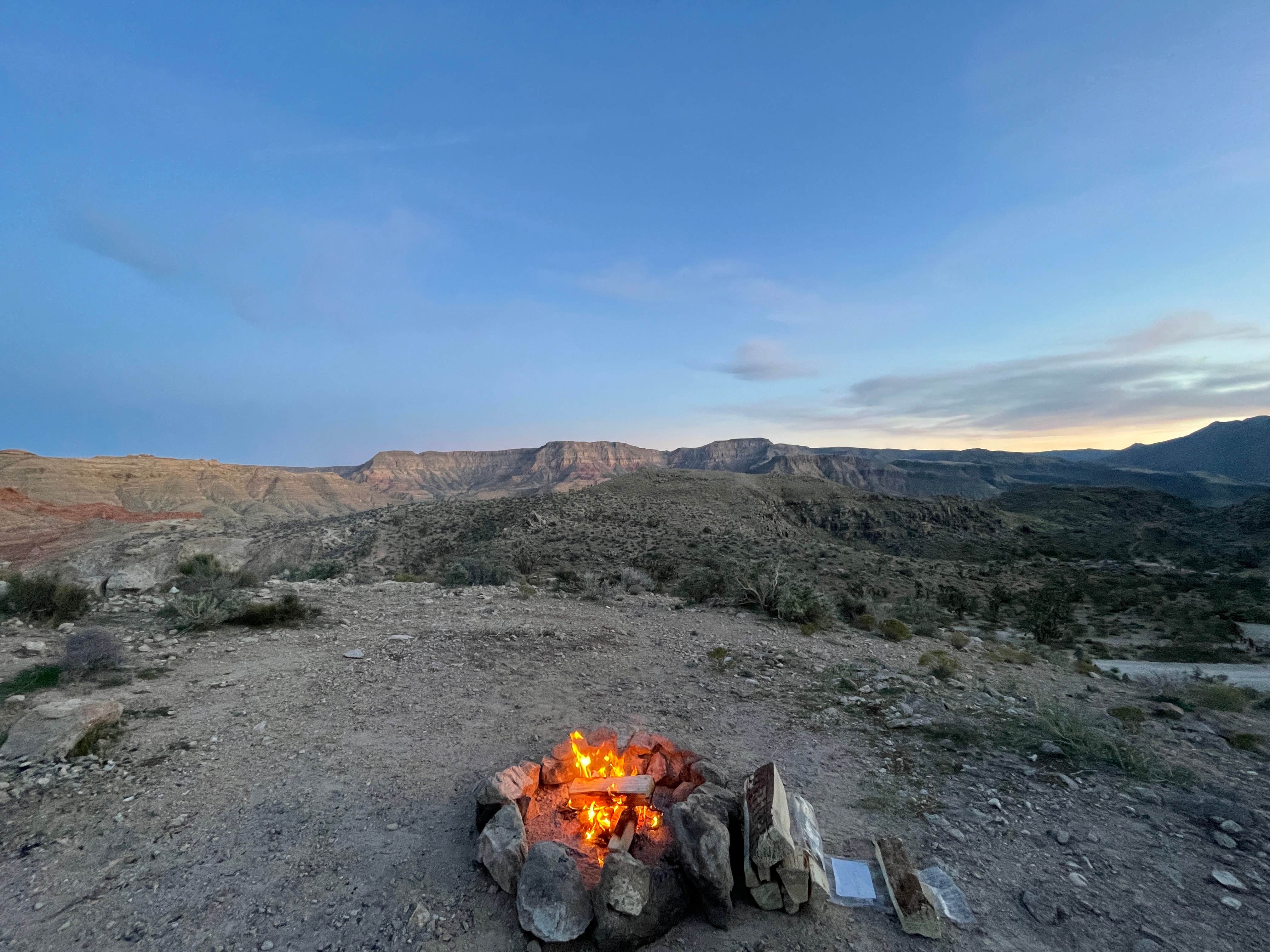 Camper-submitted photo at Cedar Pockets Pass Road - Dispersed Camping near Bunkerville, NV