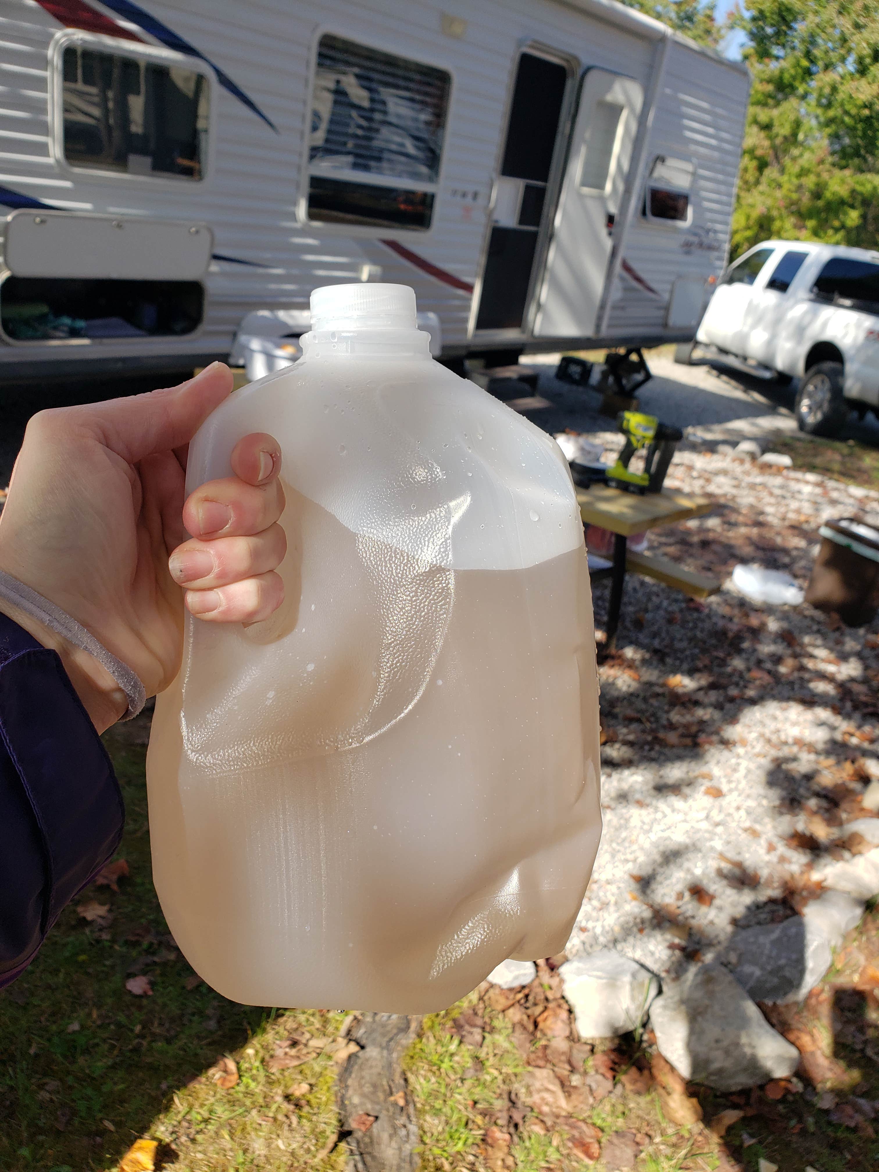 Jovee S.'s photo of rv camping at Maple Hill RV Park & Cabins near Parkers Lake, KY