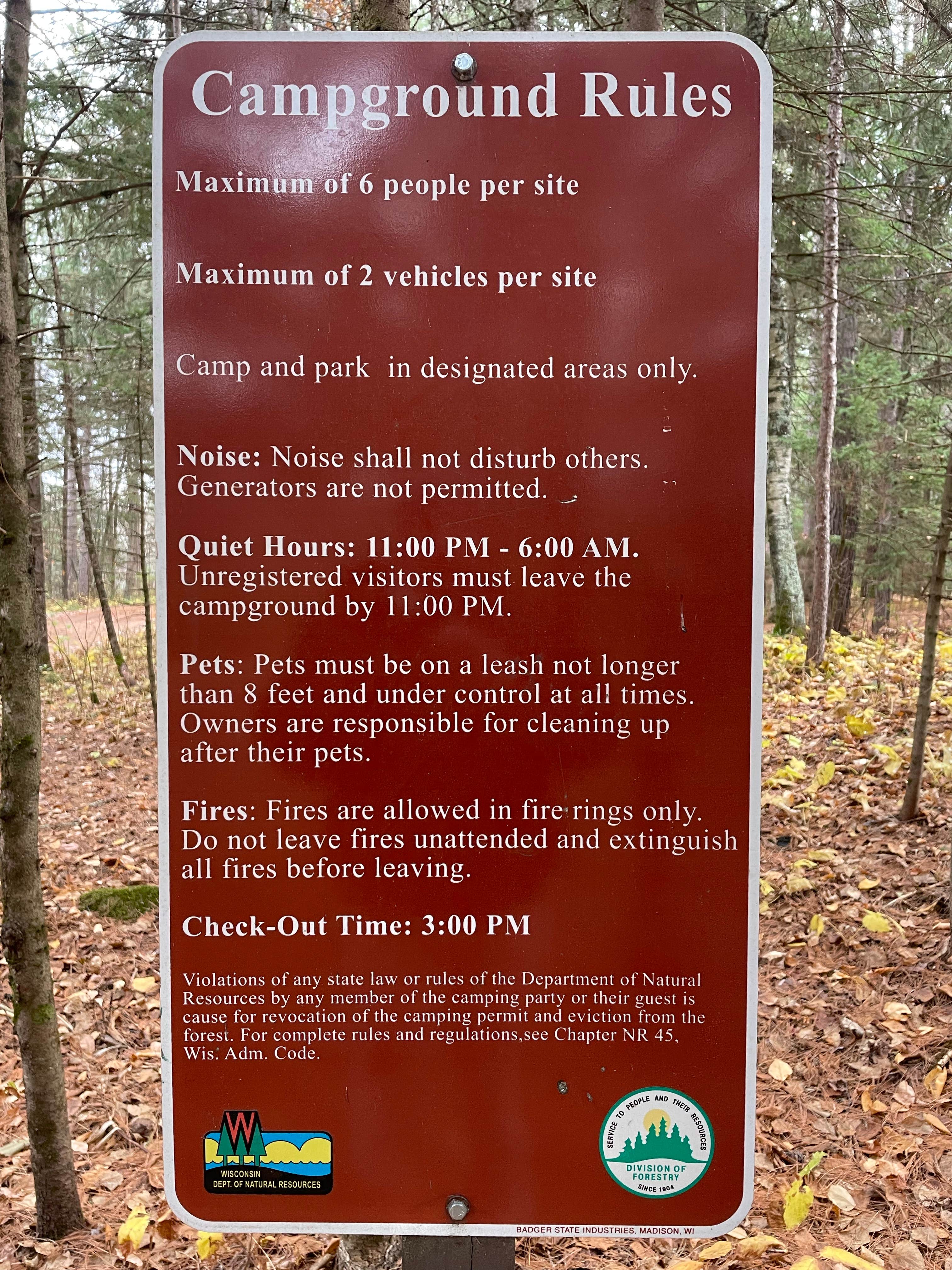 Camper-submitted photo at Brule River Campground near Iron River, MI