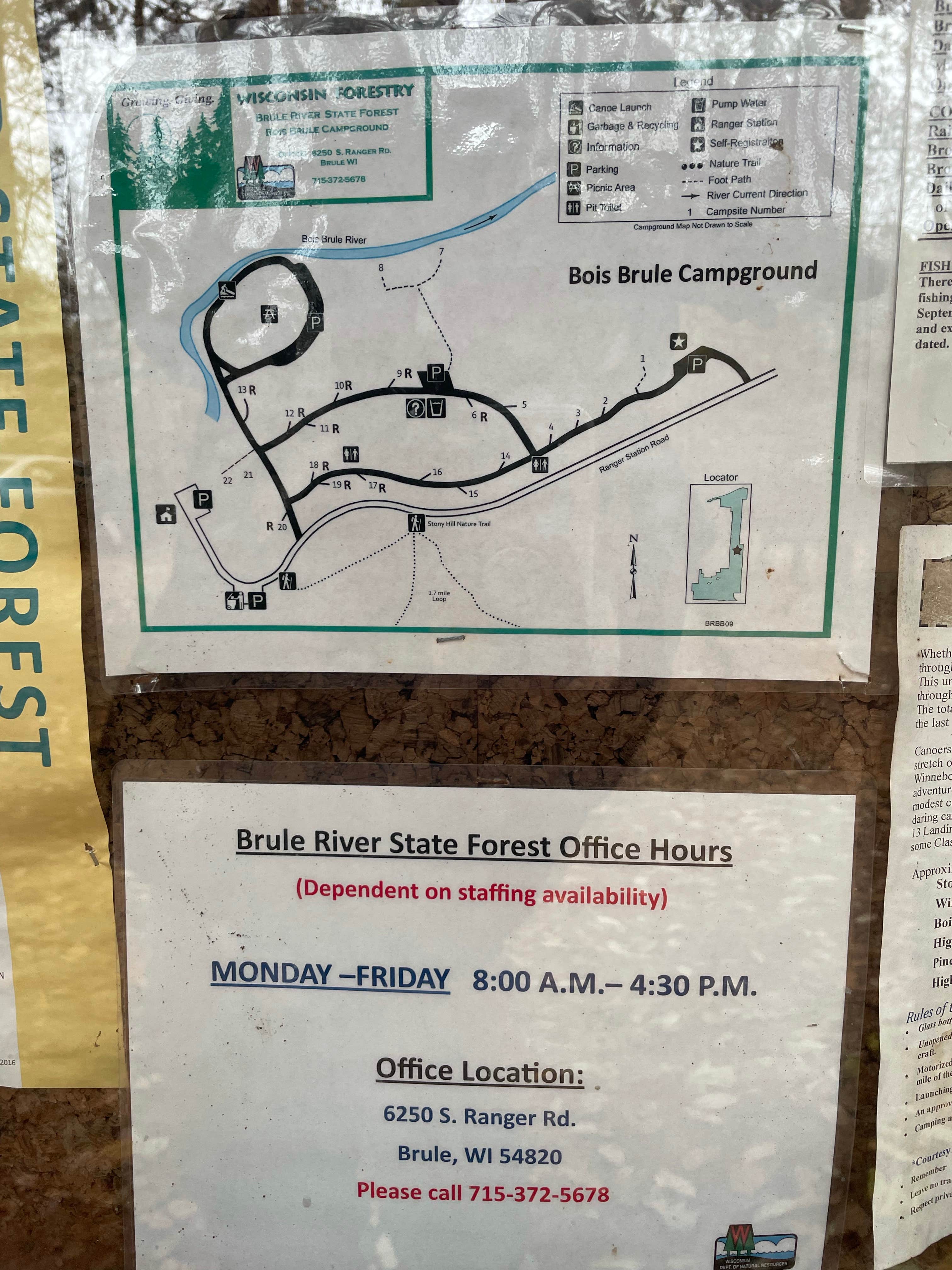 Camper-submitted photo at Brule River Campground near Iron River, MI