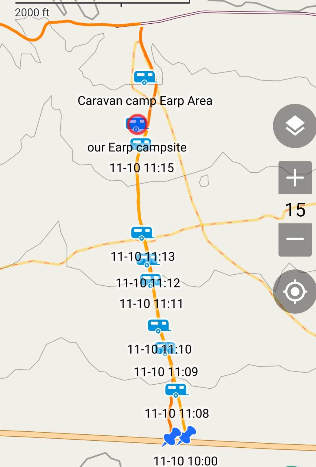 Camping near Parker Pit Road Dispersed: BLM Earp- Parker to Needles Wagon Road Dispersed, Earp, California